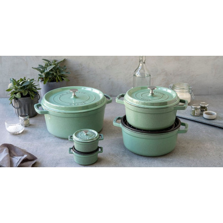 Cocotte en fonte ronde 28cmØ STAUB