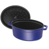 Cocotte Staub en fonte ovale Ø33cm