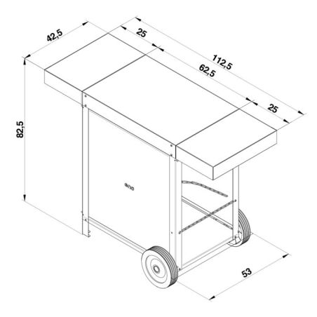 Chariot ENO OSCAR Inox