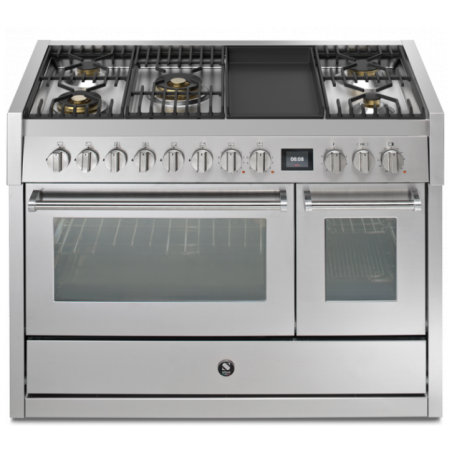 Piano de cuisson Steel Genesi 120 cm Combi Steam