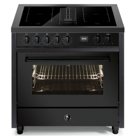 Piano de cuisson Steel ENFASI MISTRAL avec hotte intégrée 90 cm induction