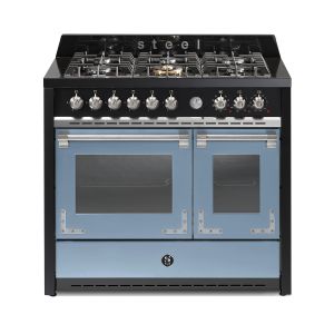 Piano de cuisson Steel OXFORD 100 cm 2 fours mixte