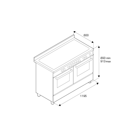 Piano de cuisson BERTAZZONI Heritage 120 cm Mixte