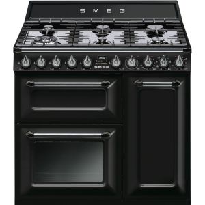 Ensemble Piano de cuisson + Hotte SMEG Victoria 90 cm Mixte