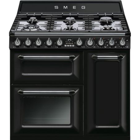 Ensemble Piano de cuisson + Hotte SMEG Victoria 90 cm Mixte