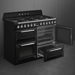 Piano de cuisson SMEG TR4110BL1 Mixte 110cm Victoria