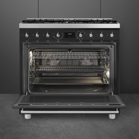 Piano de cuisson SMEG Classica 90 cm Mixte C9GMMB2