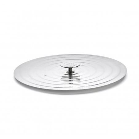 Couvercle DE BUYER universel en inox pour poêles 28 cm