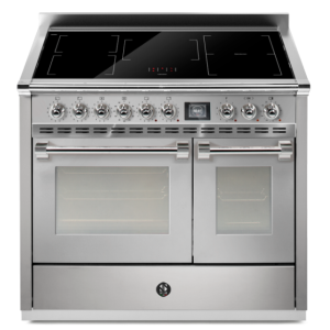 Piano de cuisson STEEL ASCOT 100 cm combi-steam - 5 ZONES INDUCTION 5FI