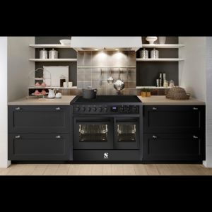 Piano de cuisson Steel ENFASI ALL BLACK 100 cm