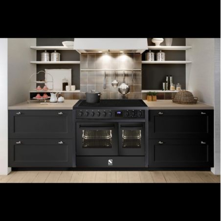Piano de cuisson Steel ENFASI ALL BLACK 100 cm