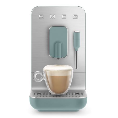 Machine à café Smeg - Cafetiere broyeuse avec buse vapeur BCC12