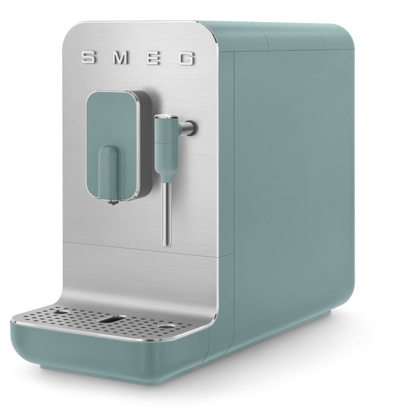 Machine à café Smeg - Cafetiere broyeuse avec buse vapeur BCC12