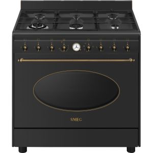 Pack piano de cuisson CO96GMA9 + hotte KSED95COA SMEG Coloniale