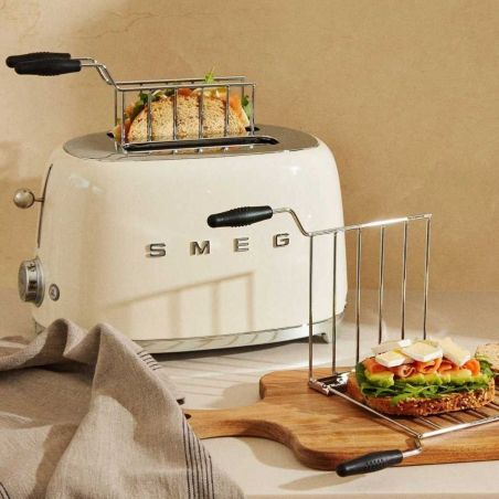 2 PINCES POUR GRILLE PAIN SMEG, réf TSSR01, Base et grilles acier