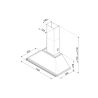 Hotte décorative murale Smeg VICTORIA 110cm