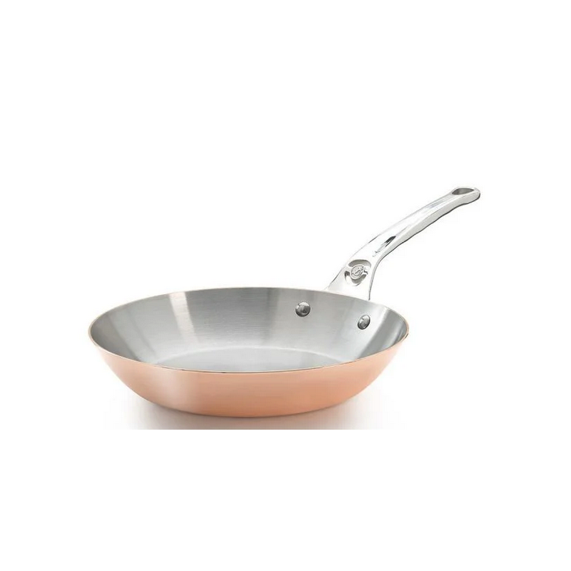 Poele ronde Ø20CM Inocuivre queue inox    DE BUYER 6424.20