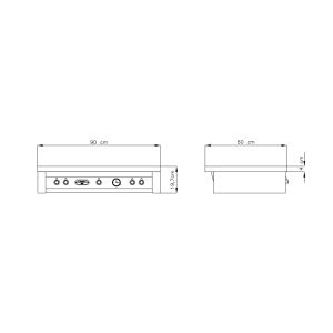 Plaque de cuisson LOFRA Dolcevita encastrable 90 cm Induction