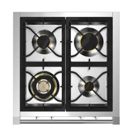 Piano de cuisson Steel Ascot 70 cm Double Four Gaz AQ7SF-4