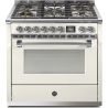 Piano de cuisson STEEL ASCOT 90 cm Combi-Steam 5 feux gaz