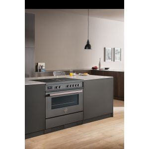 Piano de cuisson BERTAZZONI 90 cm Induction avec hotte intégrée