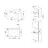 Micro-ondes SMEG encastrable FMI025BFR