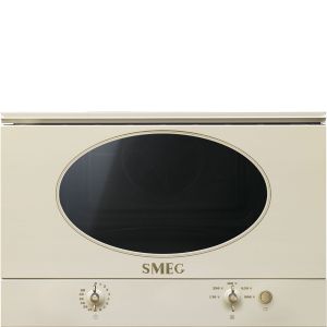 Micro-ondes encastrable SMEG Coloniale crème MP822NPO