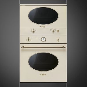Micro-ondes encastrable SMEG Coloniale crème MP822NPO