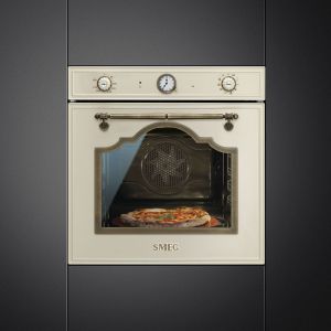 Four pyrolyse SMEG Cortina 60 cm crème