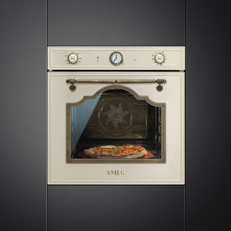 Four pyrolyse SMEG Cortina 60 cm crème