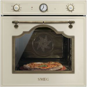 Four pyrolyse SMEG Cortina 60 cm crème