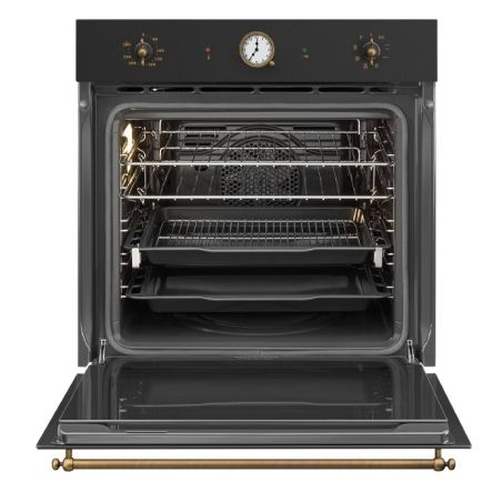 Four pyrolyse SMEG Coloniale 60 cm gris anthracite