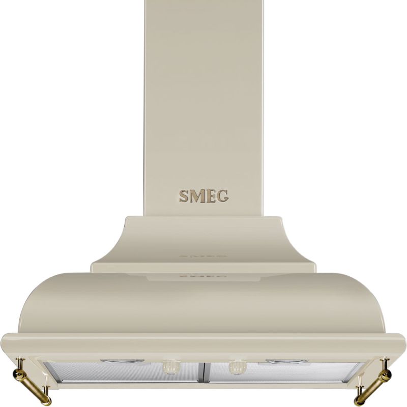Hotte aspirante décorative SMEG Cortina 60 cm crème
