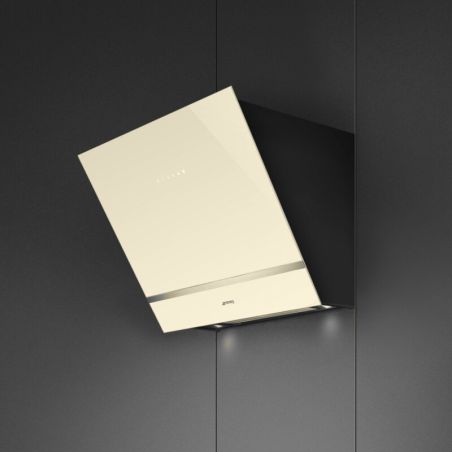Hotte aspirante inclinée SMEG Coloniale 60 cm crème