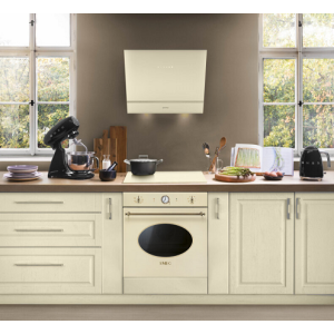 Hotte aspirante inclinée SMEG Coloniale 60 cm crème