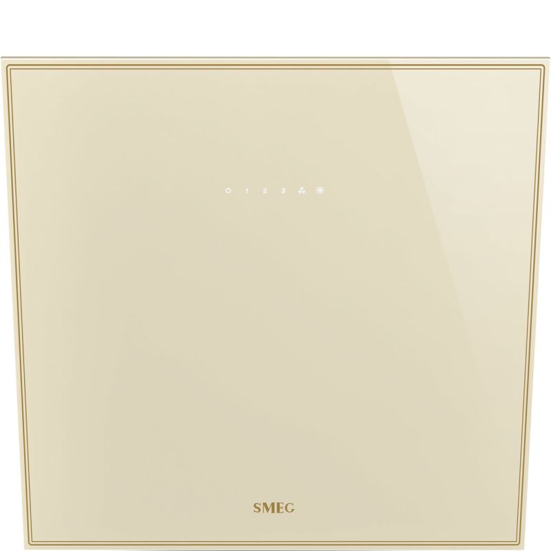 Hotte aspirante inclinée SMEG Coloniale 60 cm crème