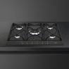 Plaque de cuisson encastrable SMEG Coloniale 70 cm gaz gris anthracite