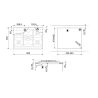 Plaque de cuisson encastrable SMEG Coloniale 70 cm gaz crème