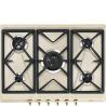 Plaque de cuisson encastrable SMEG Coloniale 70 cm gaz crème