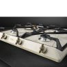 Plaque de cuisson encastrable SMEG Coloniale 60 cm gaz crème