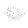 Plaque de cuisson SMEG Cortina 60 cm crème gaz SR764PO