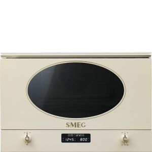 Micro-ondes encastrable SMEG Coloniale crème multifonction