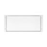 Plafonnier Novy Pureline - largeur 120 cm - blanc RAL 9003 - moteur cubic orientable -éclairage LED
