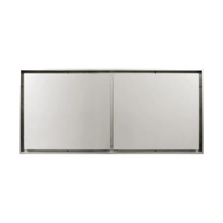 Plafonnier Novy Maxi Pureline 150 cm inox - Capteur sans moteurs