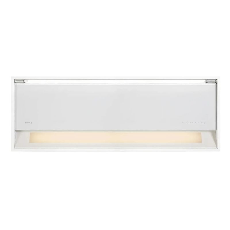 Groupe pour meuble haut Novy Fusion Verre blanc 90 cm - moteur intégré orientable