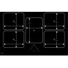 Table Novy Pro Induction 80 cm - 5 foyers Fonction InTouch