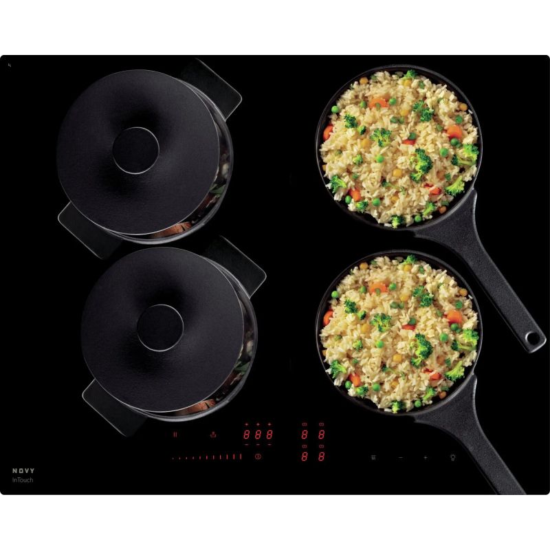 Table Novy Power Induction 65 cm - 4 foyers Fonction InTouch