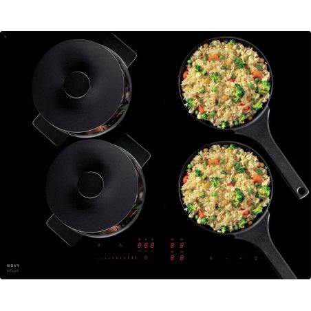 Table Novy Power Induction 65 cm - 4 foyers Fonction InTouch