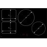 Table Novy Power Induction 80 cm - 4 foyers Fonction InTouch