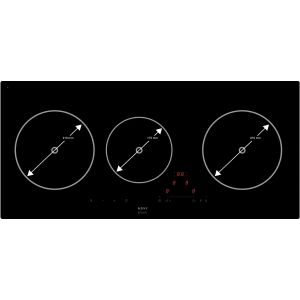 Table Novy Confort Induction 80 cm - 3 foyers Fonction InTouch